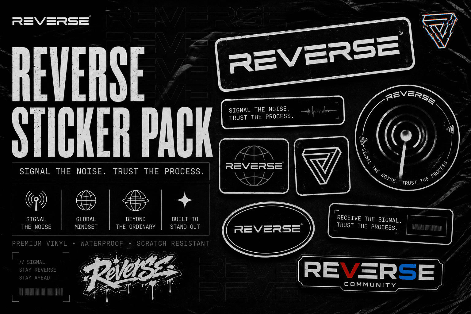 Reverse Sticker Pack